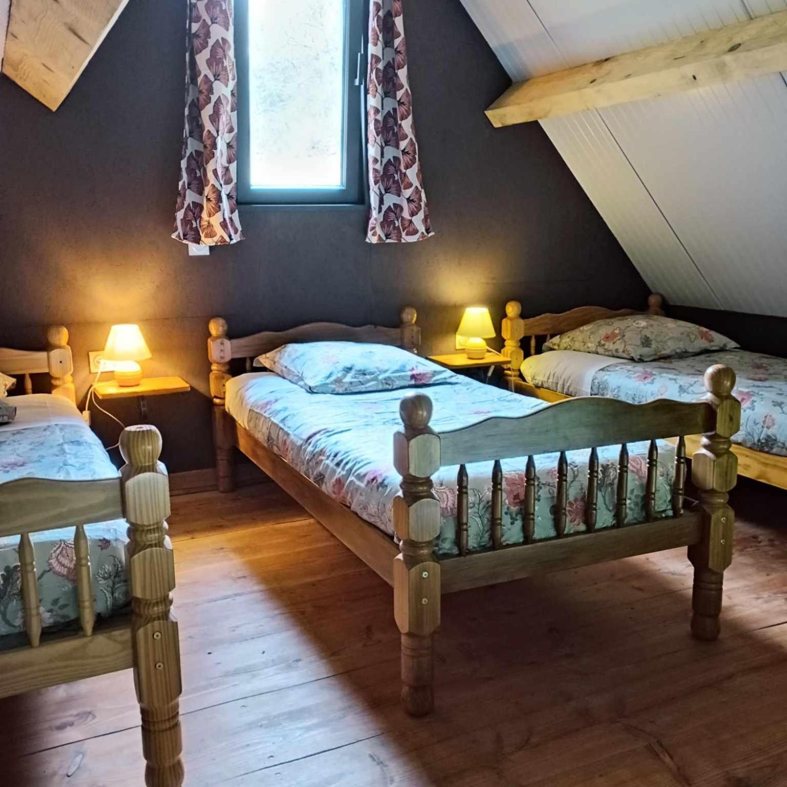 A La Cabane Des Bois Dessus Tiny Gite Alligny-en-Morvan 外观 照片